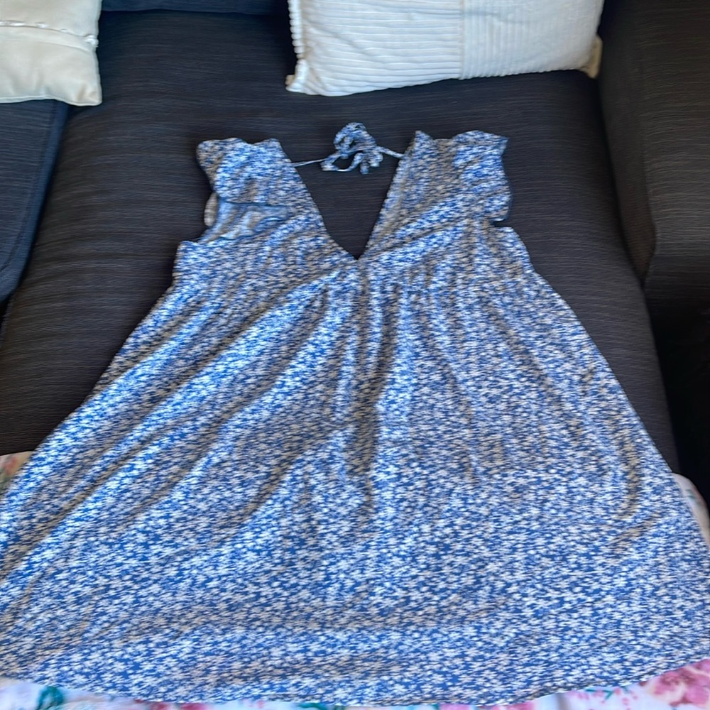 Blue Floral Dress
